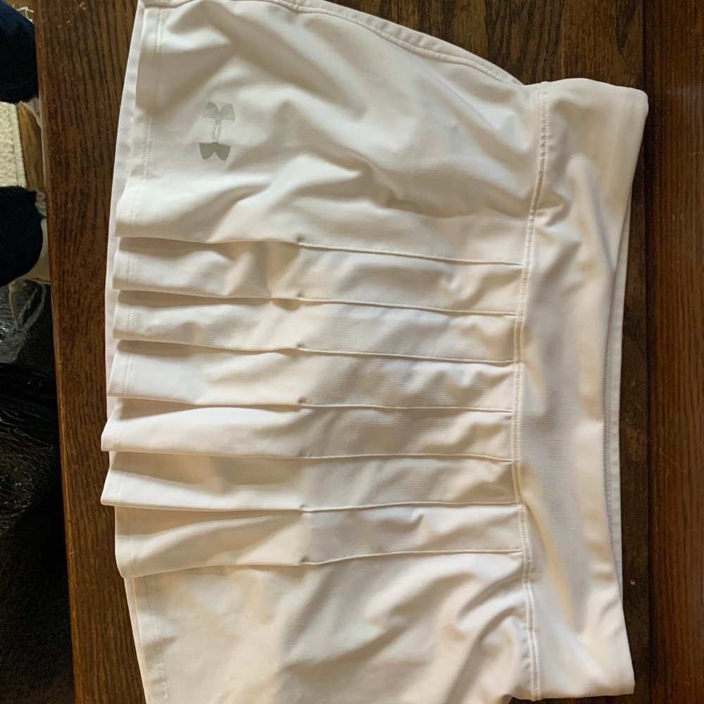White Pleated Tennis Skirt - Under Armour